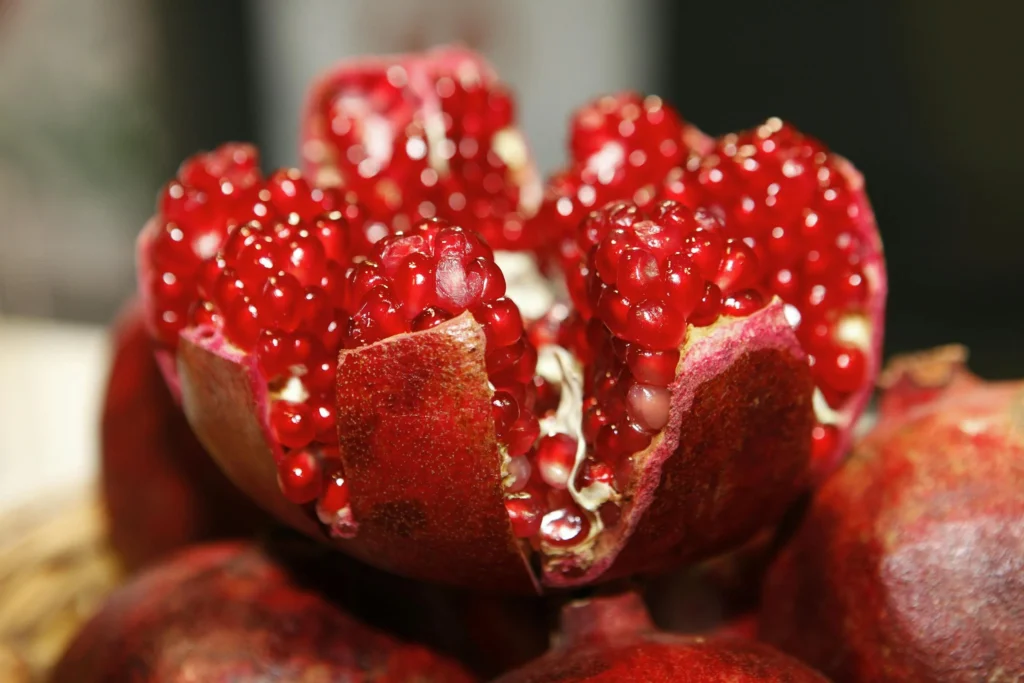 pomegranate-open-cores-fruit-fruit-logistica-65256 pomegranate open cores fruit fruit logistica 65256
